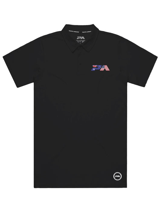 Pacific Airshow Unisex Flag Polo