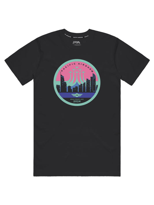 2024 Gold Coast Unisex Neon Print Tee